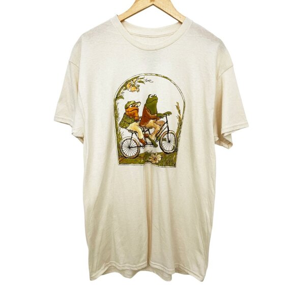 NWOT Frog and Toad Bicycling T-Shirt Medium - Picture 1 of 6